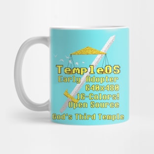 TempleOS Early Adopter - Terry A Davis, Programmer, Meme Mug